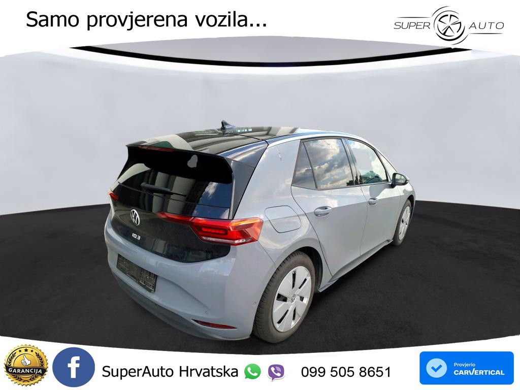 Volkswagen ID.3 Pro S 82 kWh (204 KS) LED+GR SJED+ACC