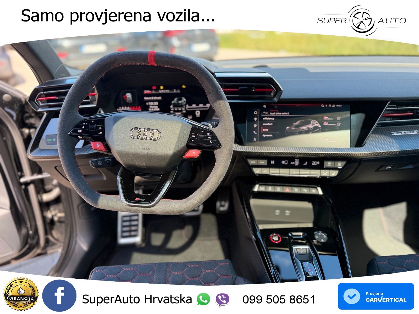 Audi RS3 Sedan 2.5 TFSI (400 KS) quattro S tronic LED+GR SJED+ACC