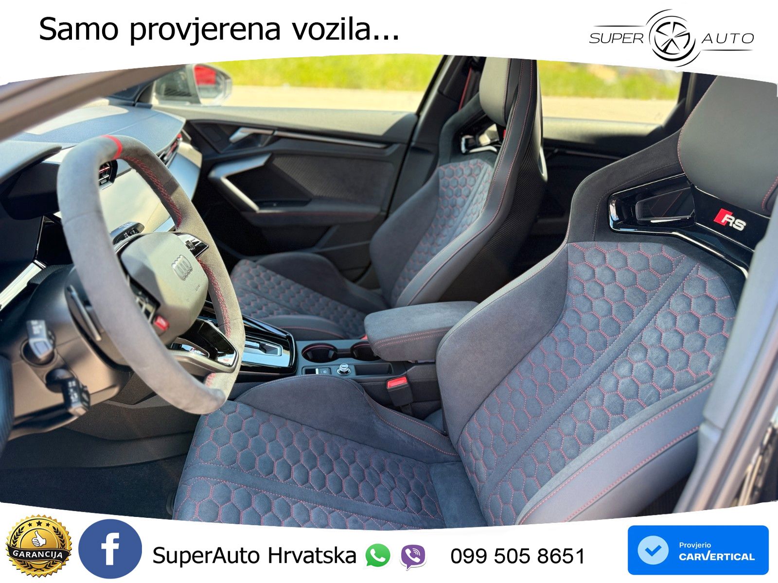 Audi RS3 Sedan 2.5 TFSI (400 KS) quattro S tronic LED+GR SJED+ACC