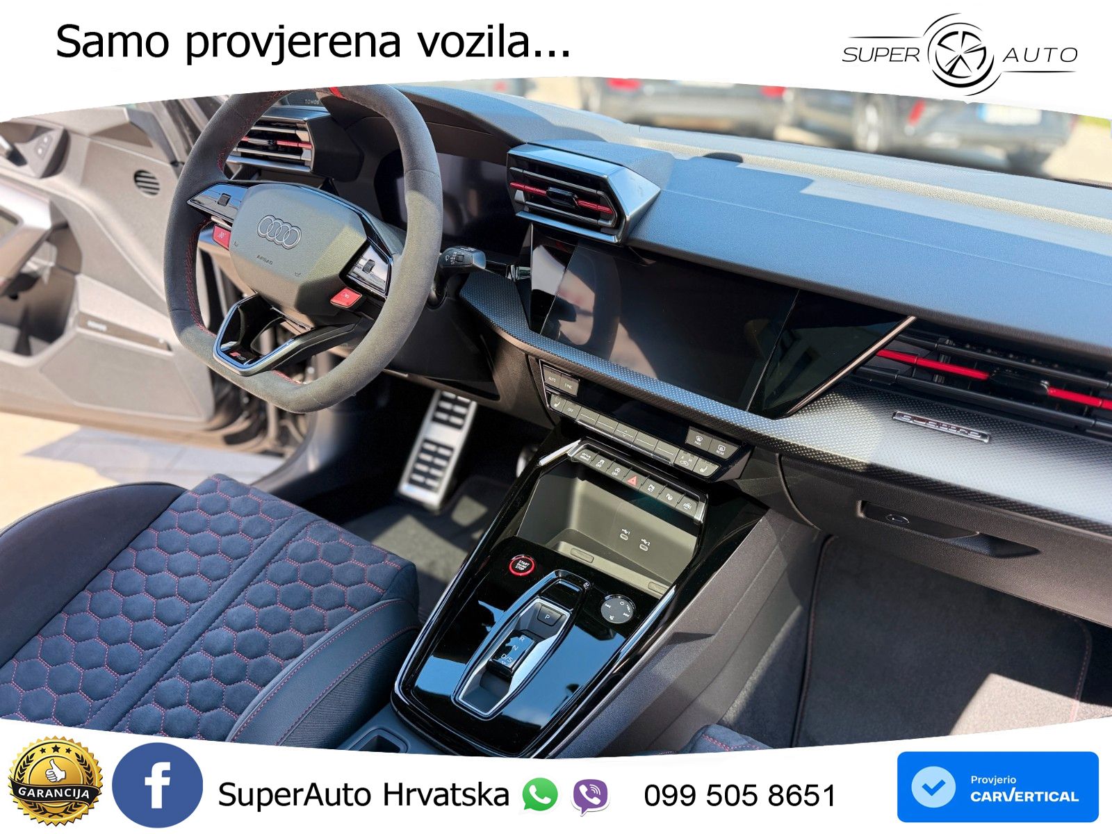 Audi RS3 Sedan 2.5 TFSI (400 KS) quattro S tronic LED+GR SJED+ACC