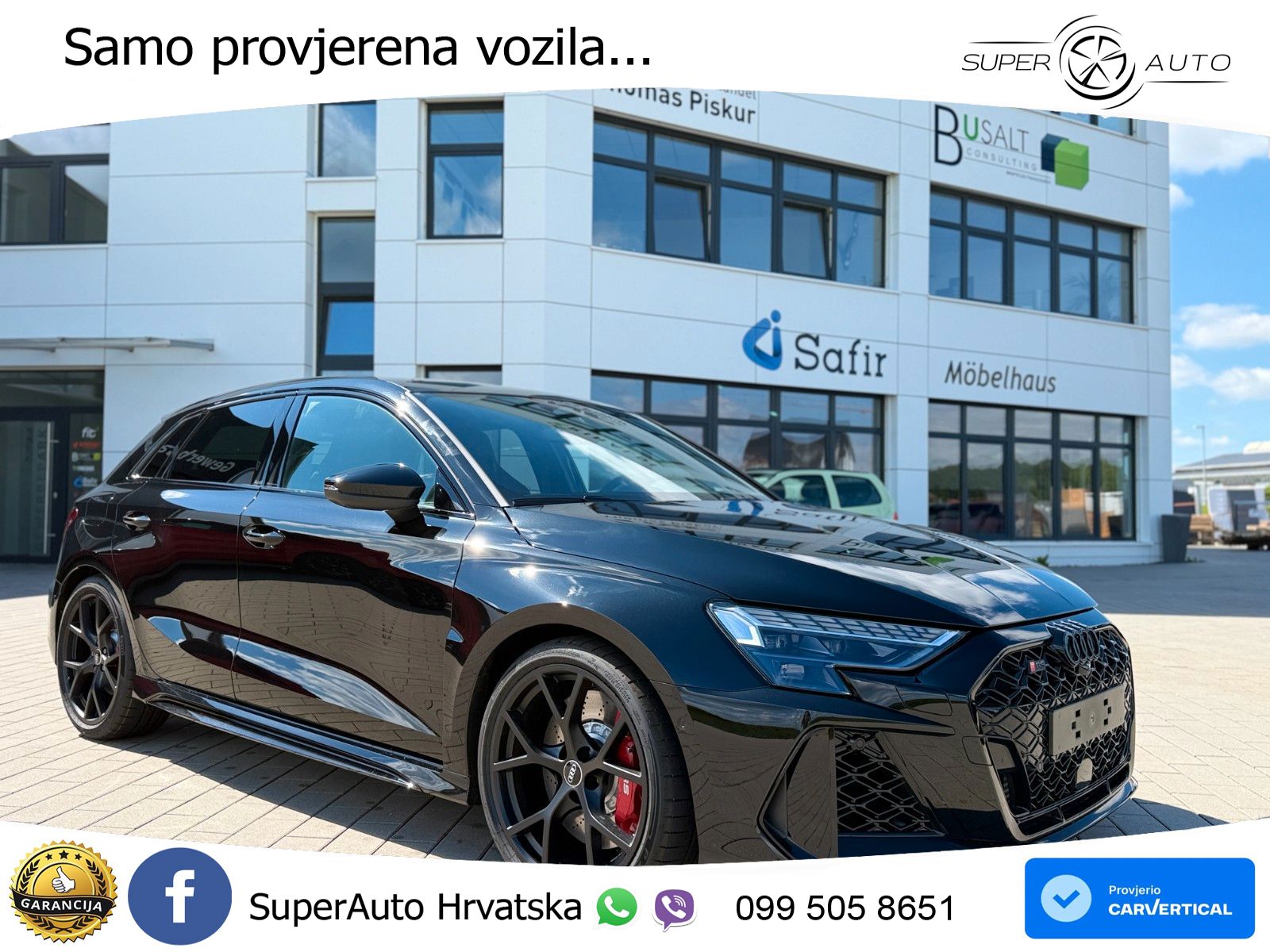 Audi RS3 Sedan 2.5 TFSI (400 KS) quattro S tronic LED+GR SJED+ACC