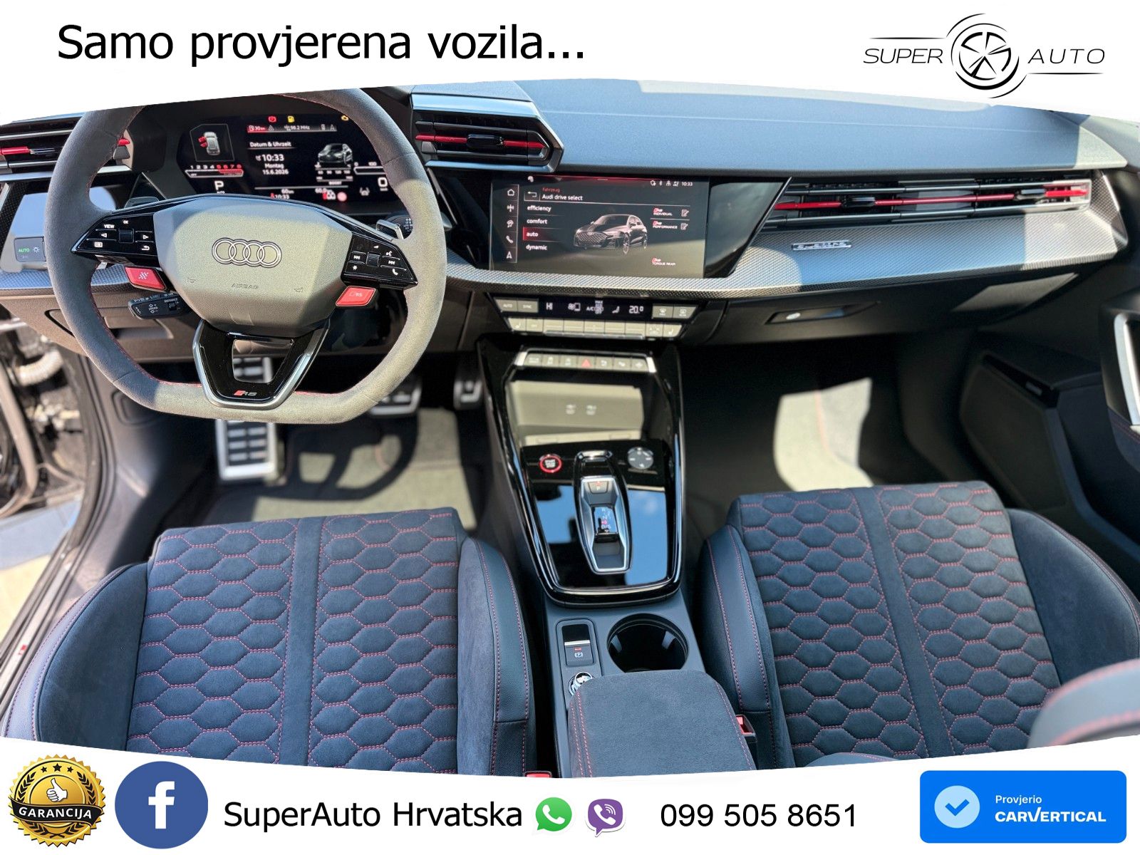 Audi RS3 Sedan 2.5 TFSI (400 KS) quattro S tronic LED+GR SJED+ACC