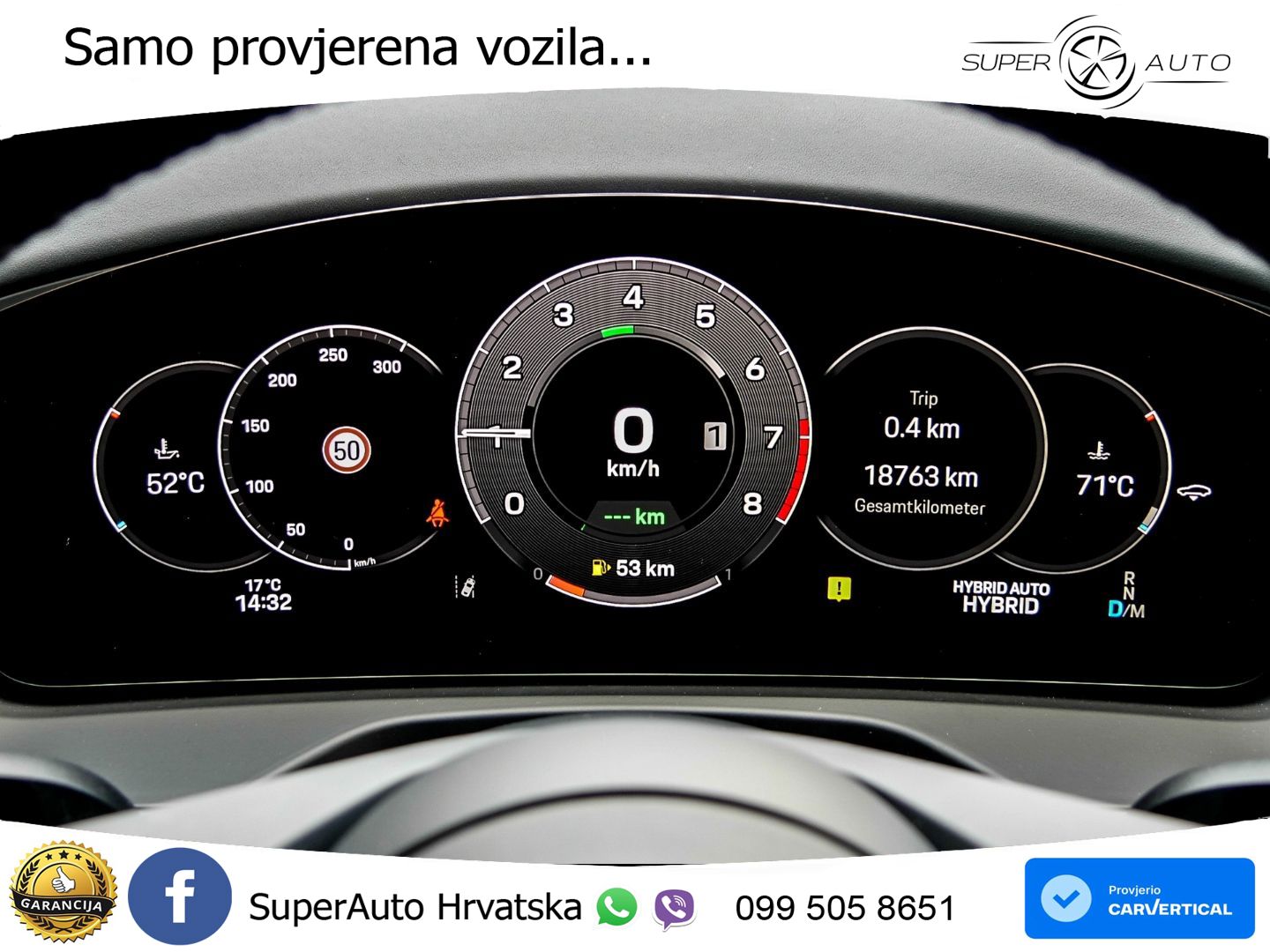 Porsche Panamera 4S 2.9 V6 (544 KS) E-Hybrid PDK ACC+HEAD+4xGR SJED+360+PANO