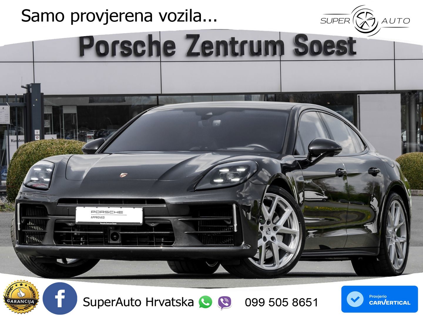 Porsche Panamera 4S 2.9 V6 (544 KS) E-Hybrid PDK ACC+HEAD+4xGR SJED+360+PANO