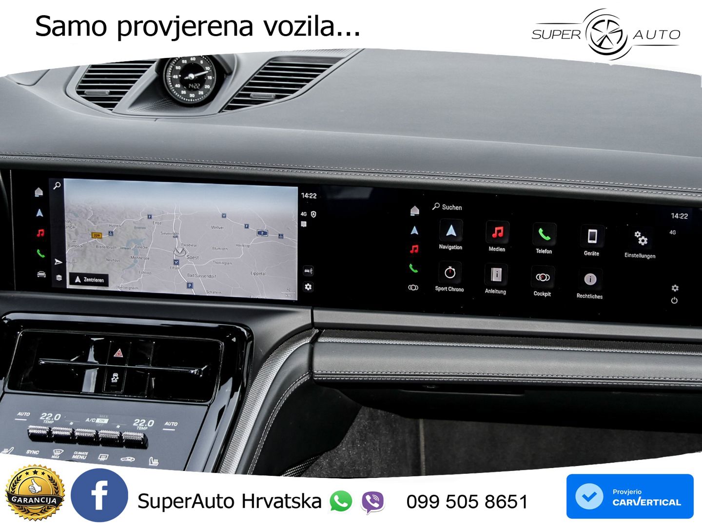 Porsche Panamera 4S 2.9 V6 (544 KS) E-Hybrid PDK ACC+HEAD+4xGR SJED+360+PANO