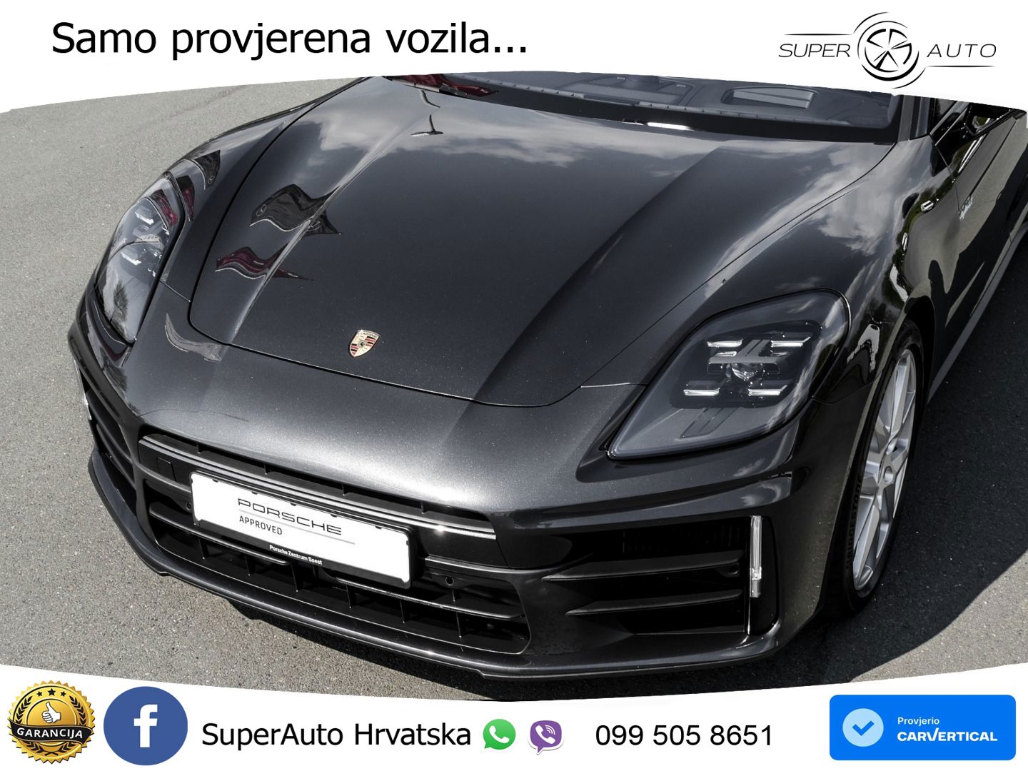 Porsche Panamera 4S 2.9 V6 (544 KS) E-Hybrid PDK ACC+HEAD+4xGR SJED+360+PANO