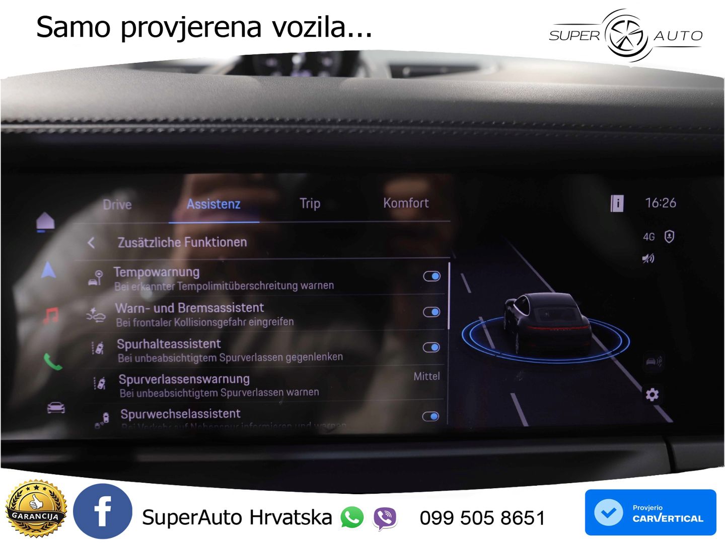 Porsche Panamera 4 2.9 V6 (470 KS) E-Hybrid PDK ZRAČNI+ACC+GR SJED+KAM+PANO