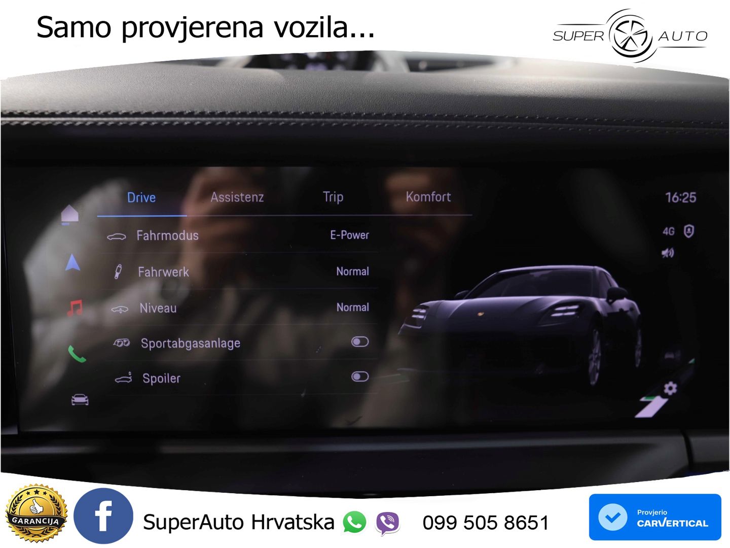 Porsche Panamera 4 2.9 V6 (470 KS) E-Hybrid PDK ZRAČNI+ACC+GR SJED+KAM+PANO