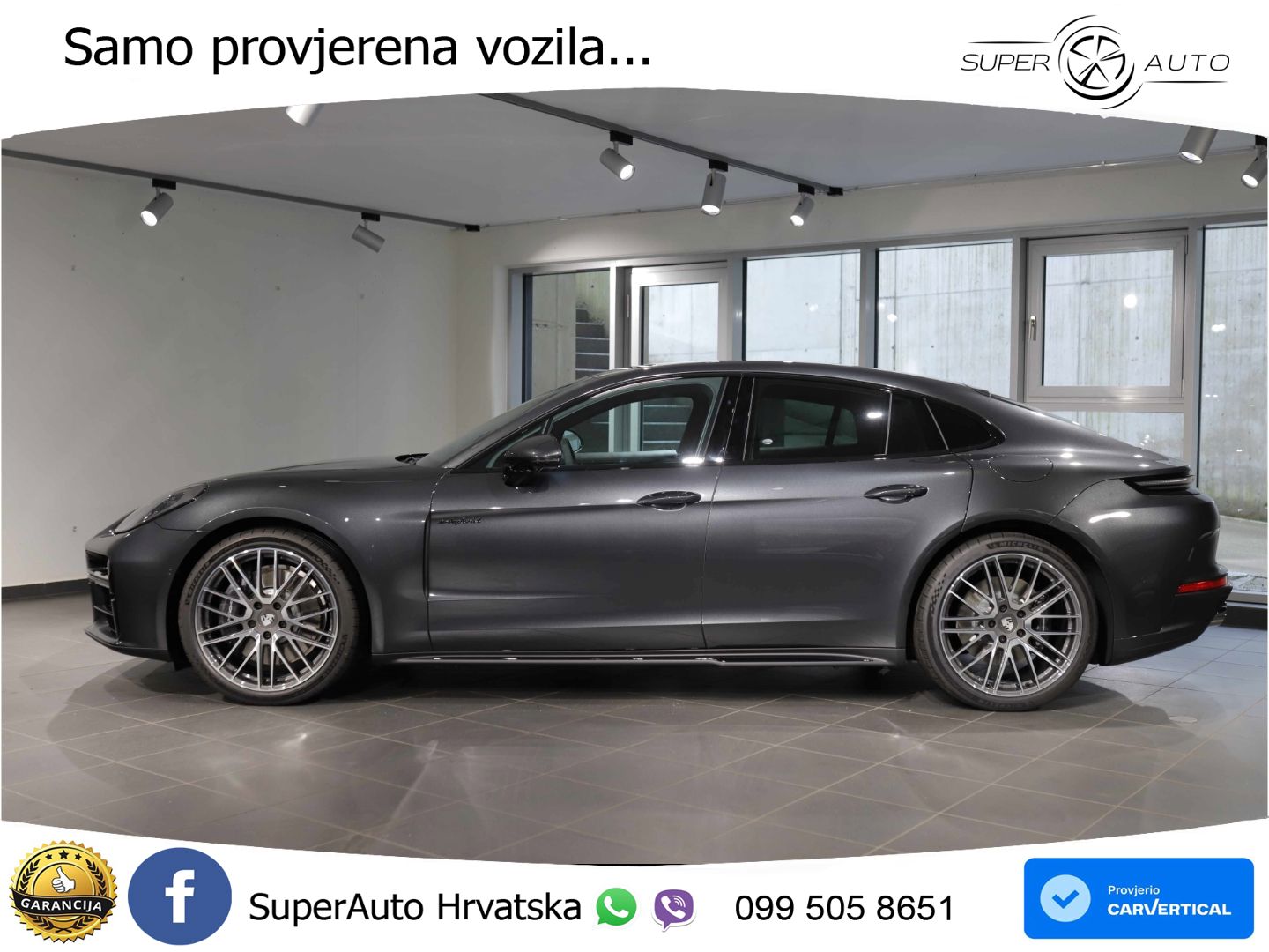 Porsche Panamera 4 2.9 V6 (470 KS) E-Hybrid PDK ZRAČNI+ACC+GR SJED+KAM+PANO