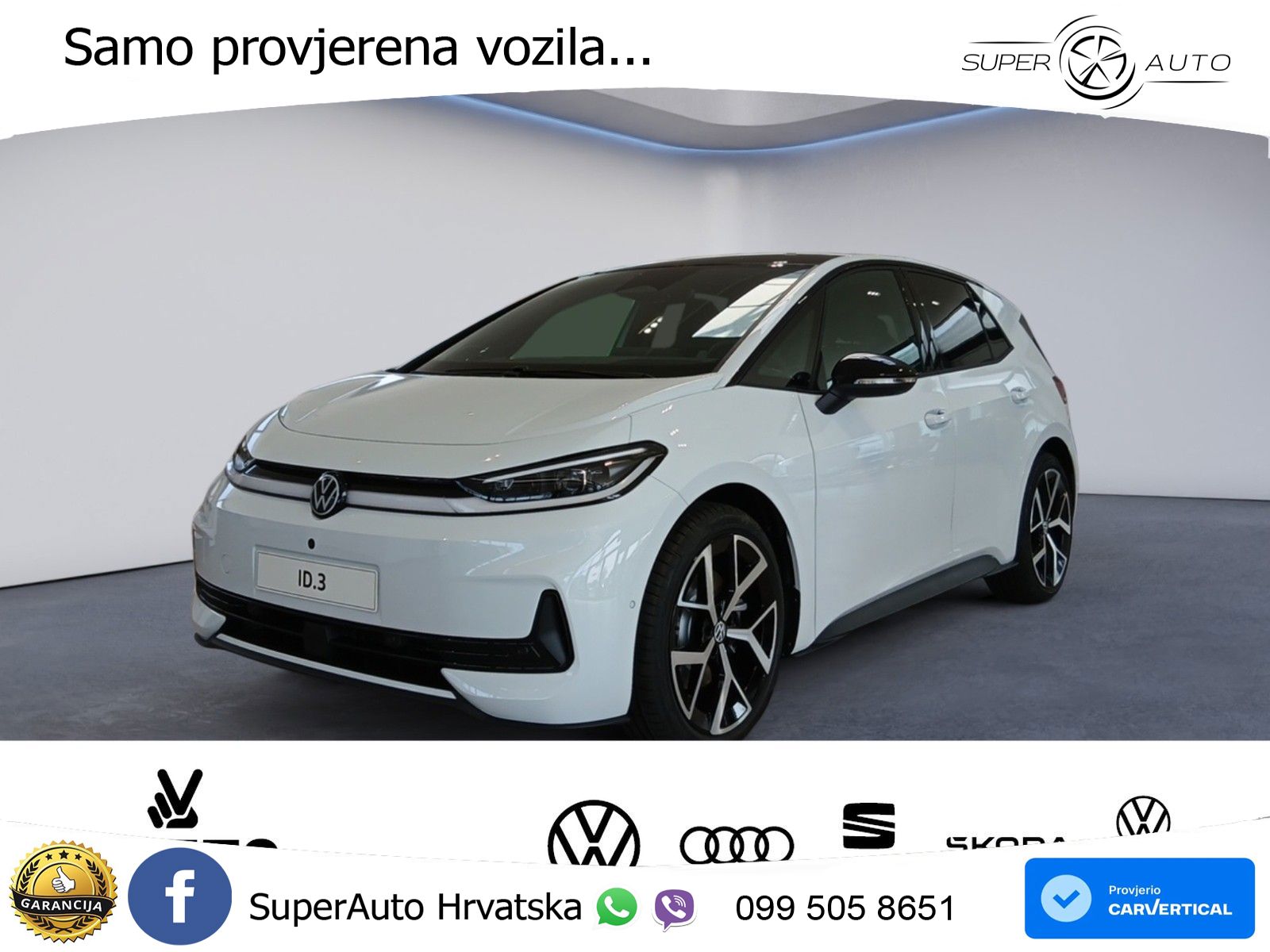 Volkswagen ID.3 79 kWh (231 KS) LED+GR SJED+ACC