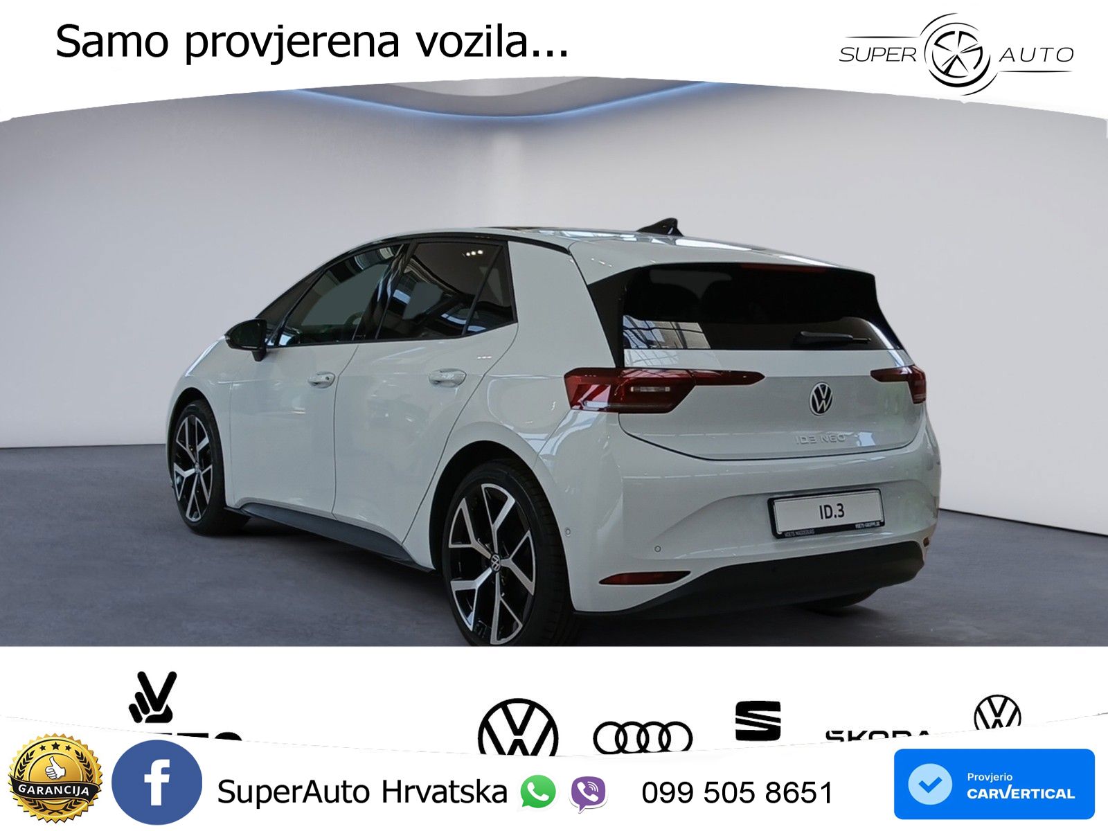 Volkswagen ID.3 79 kWh (231 KS) LED+GR SJED+ACC