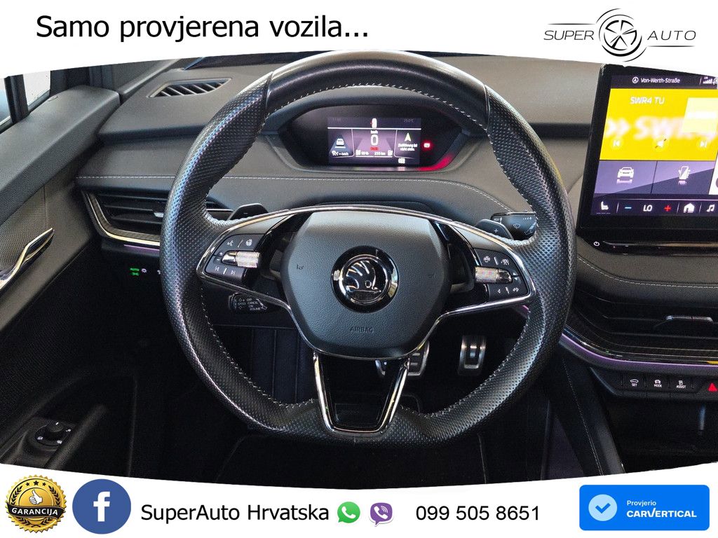 Škoda Enyaq iV 80 82 kWh (204 KS) SportLine LED+GR SJED+ACC