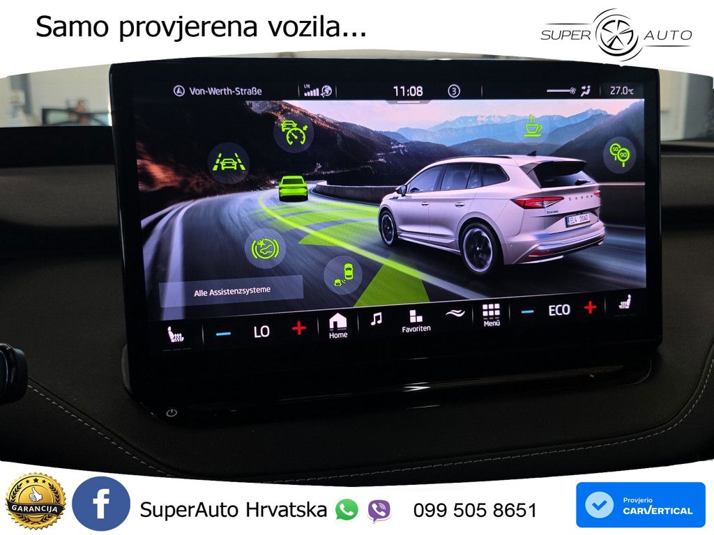Škoda Enyaq iV 80 82 kWh (204 KS) SportLine LED+GR SJED+ACC