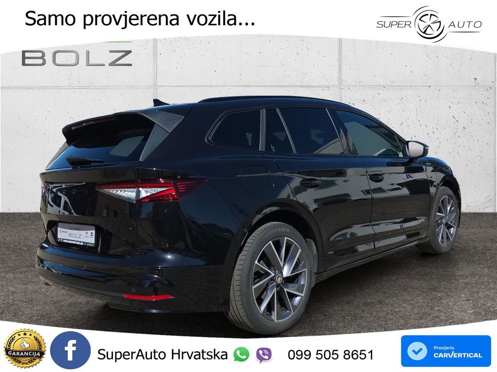 Škoda Enyaq iV 80 82 kWh (204 KS) SportLine LED+GR SJED+ACC