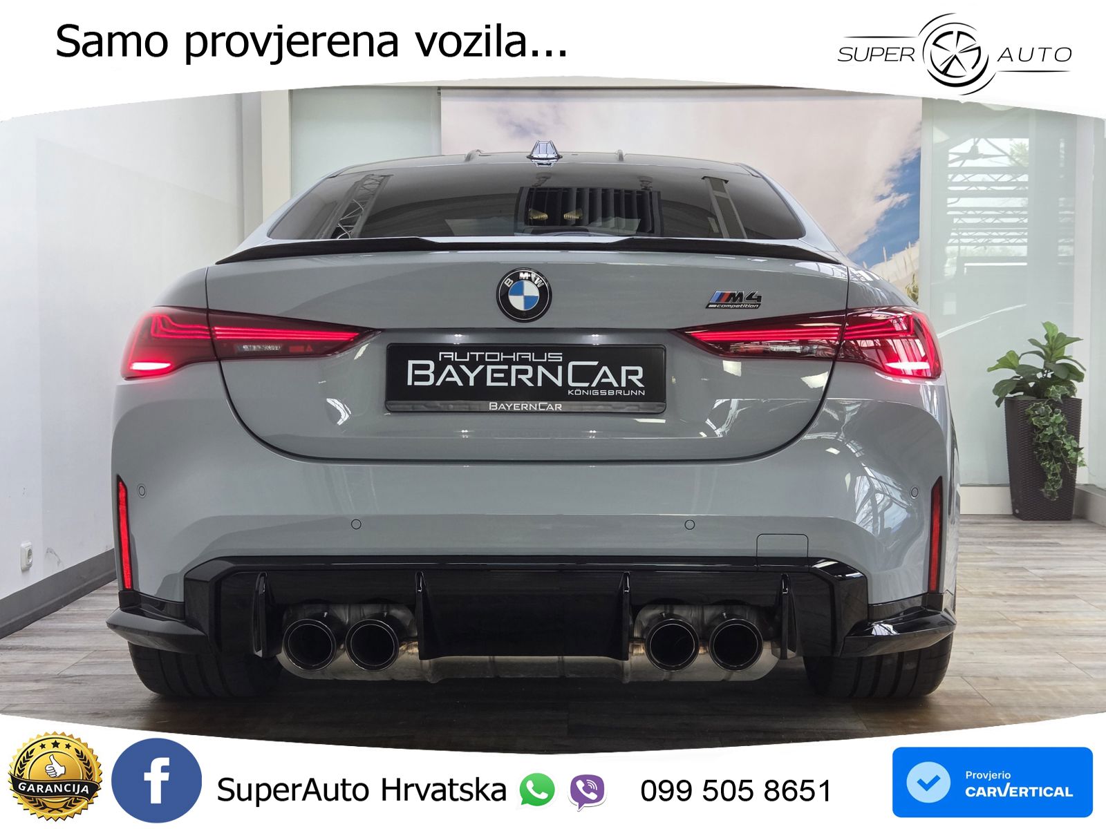 BMW M4 Competition 3.0 (530 KS) xDrive Steptronic LED+GR SJED+ACC