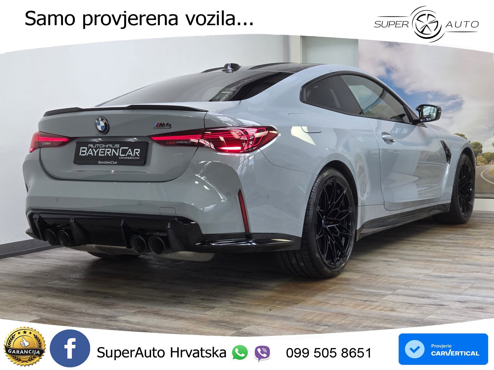 BMW M4 Competition 3.0 (530 KS) xDrive Steptronic LED+GR SJED+ACC