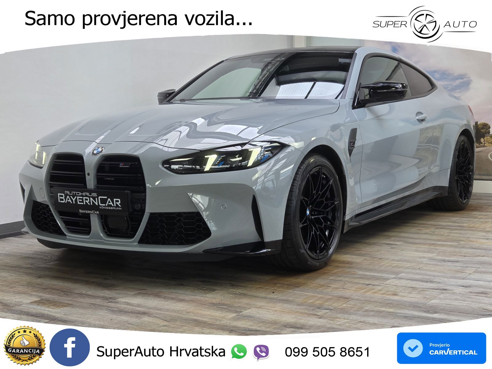 BMW M4 Competition 3.0 (530 KS) xDrive Steptronic LED+GR SJED+ACC