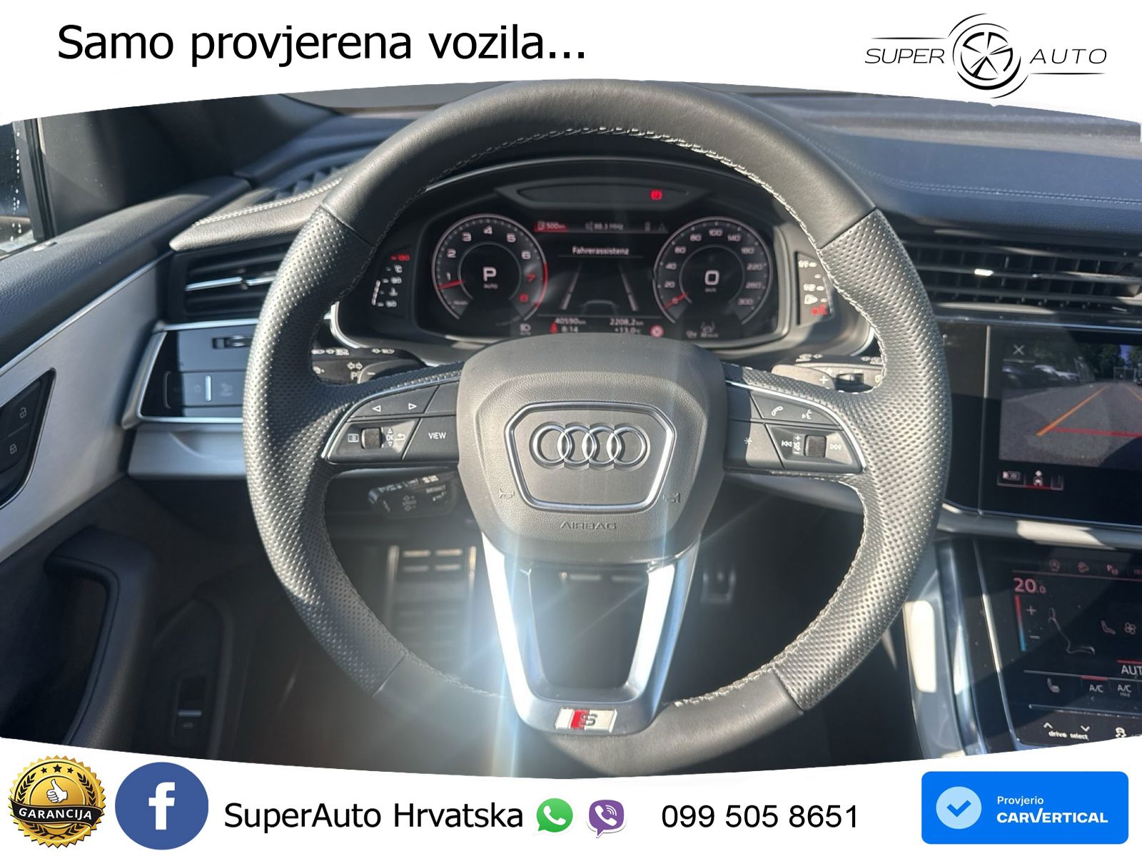 Audi Q8 55 TFSI V6 (340 KS) quattro Tiptronic S line LED+ACC+GR SJED