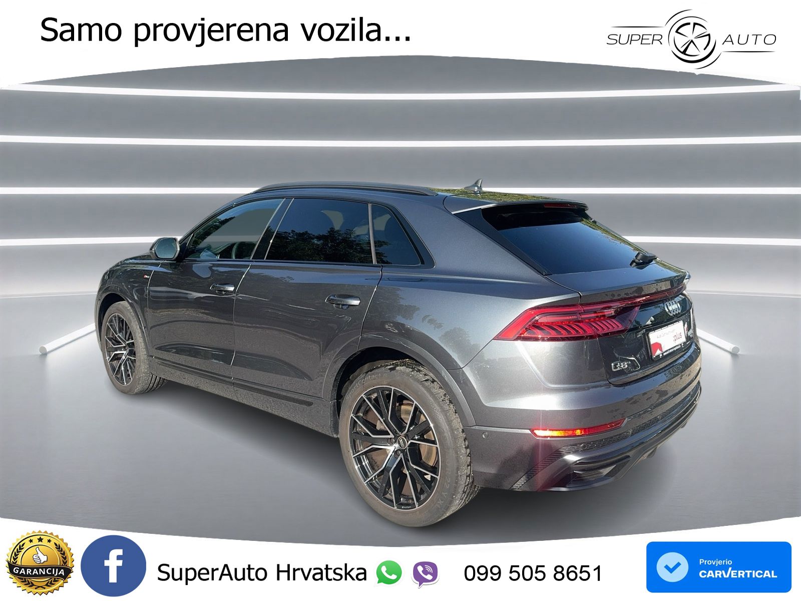 Audi Q8 55 TFSI V6 (340 KS) quattro Tiptronic S line LED+ACC+GR SJED