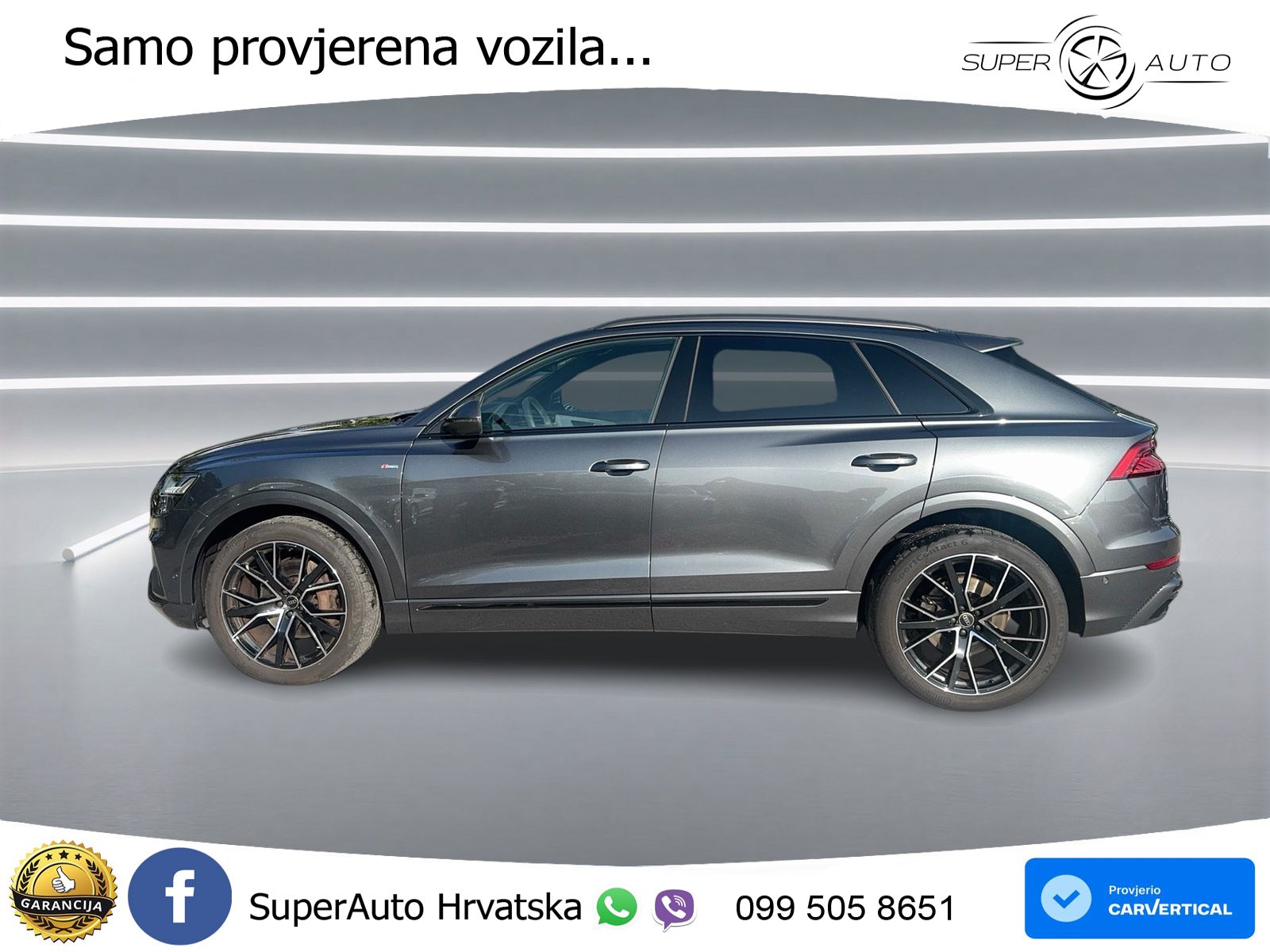 Audi Q8 55 TFSI V6 (340 KS) quattro Tiptronic S line LED+ACC+GR SJED