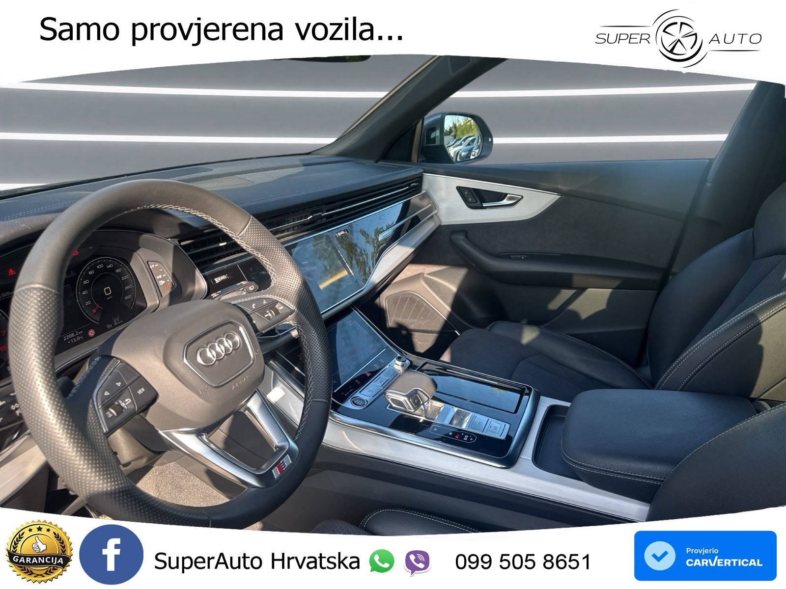 Audi Q8 55 TFSI V6 (340 KS) quattro Tiptronic S line LED+ACC+GR SJED