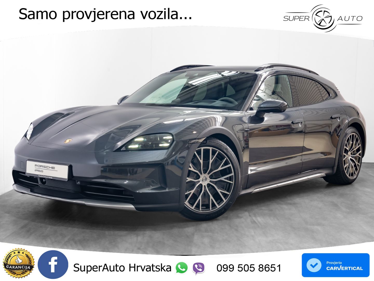 Porsche Taycan Cross Turismo 4S 105 kWh (598 KS)