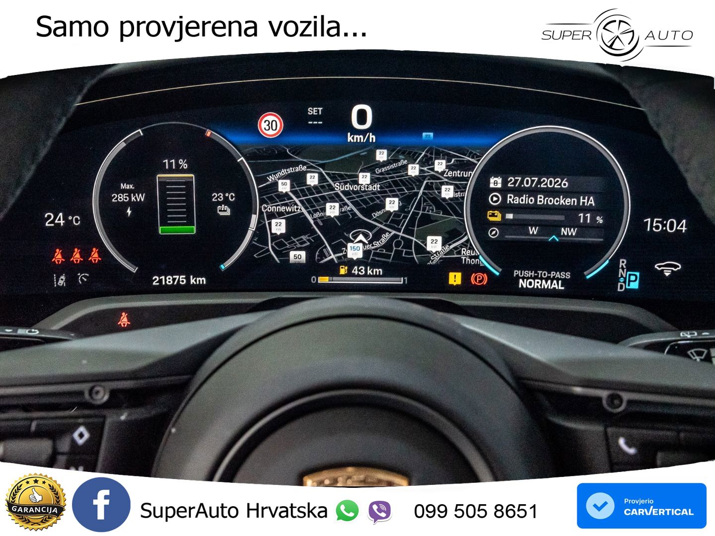 Porsche Taycan Cross Turismo 4S 105 kWh (598 KS)