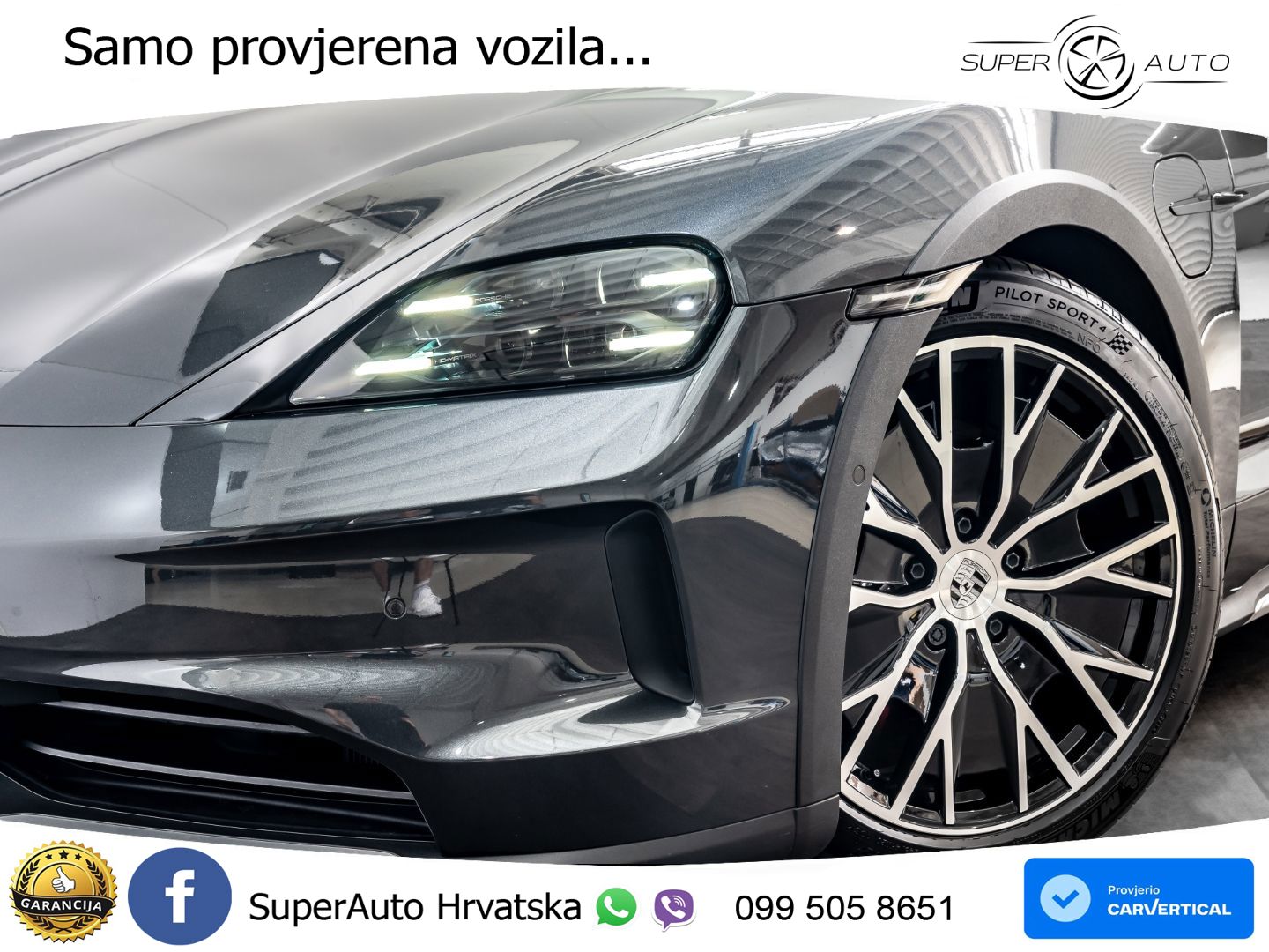 Porsche Taycan Cross Turismo 4S 105 kWh (598 KS)