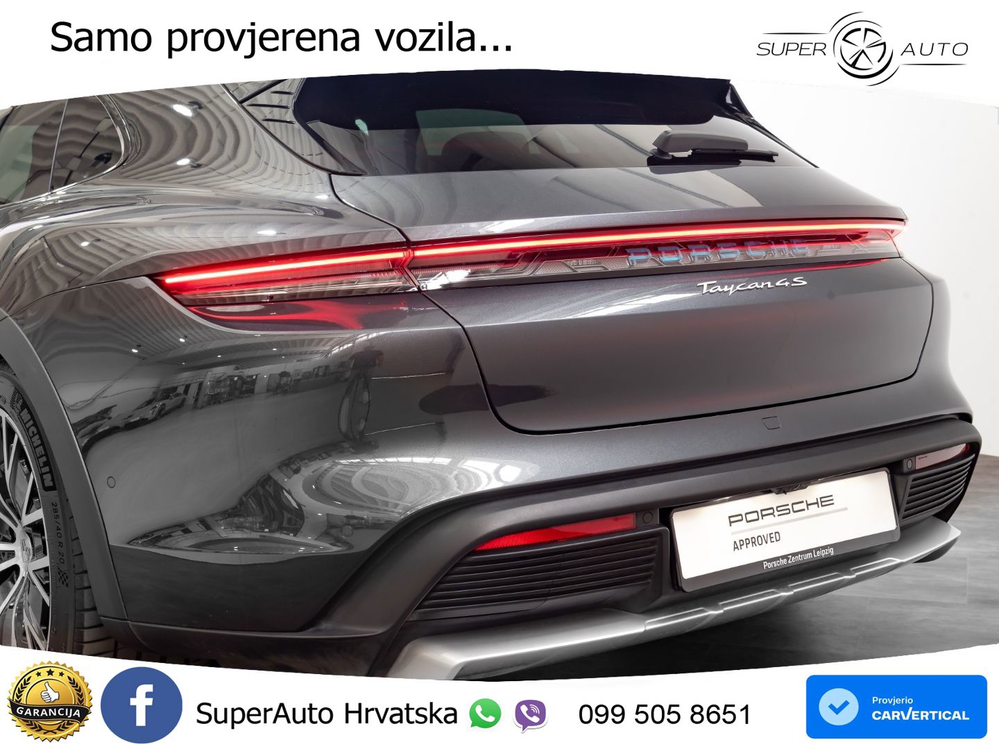 Porsche Taycan Cross Turismo 4S 105 kWh (598 KS)
