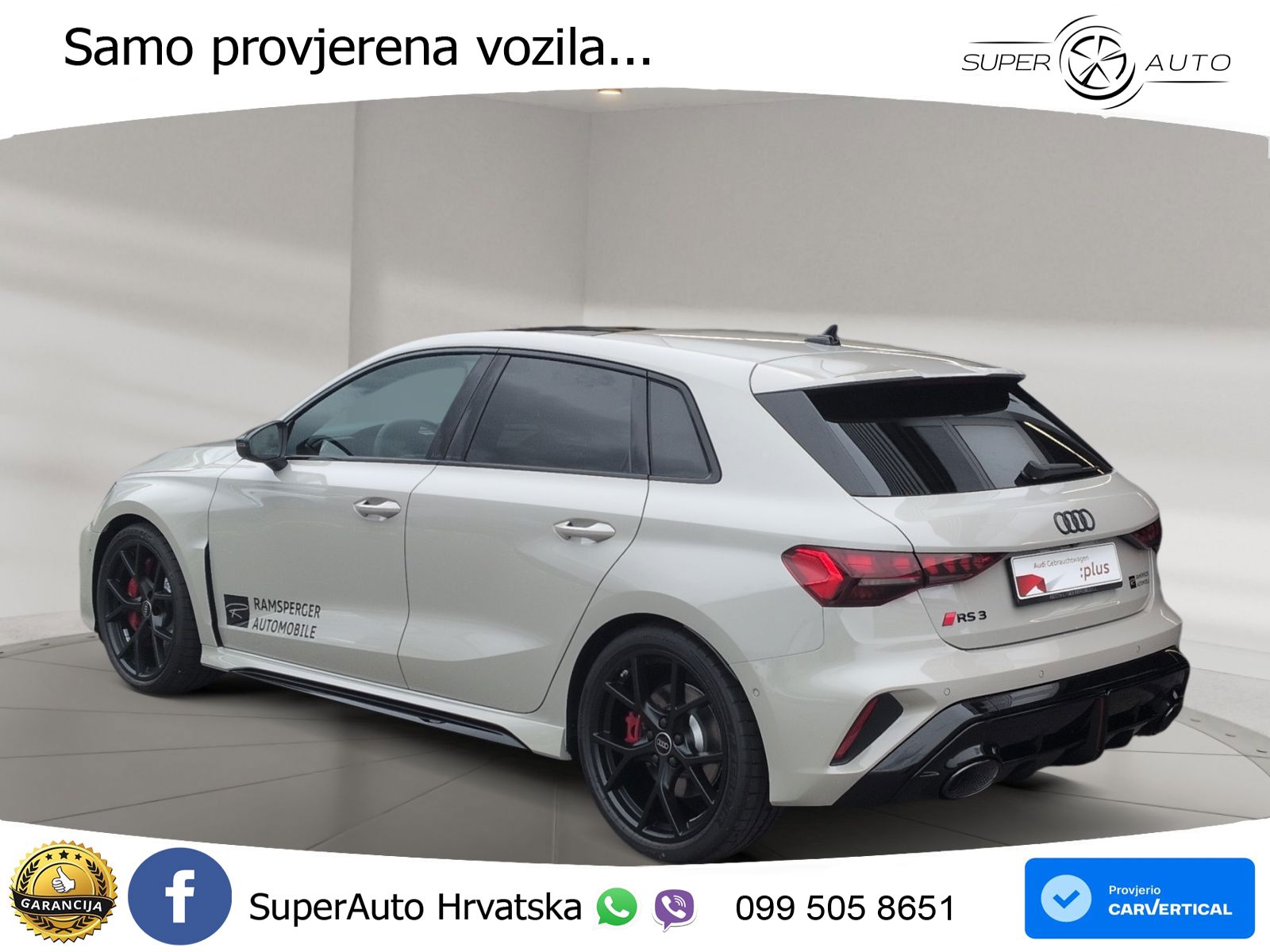 Audi RS3 Sedan 2.5 TFSI (400 KS) quattro S tronic LED+GR SJED+ACC