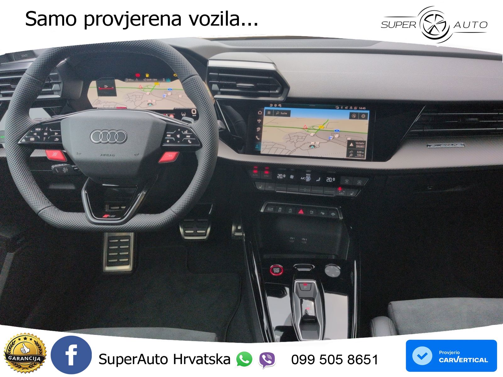 Audi RS3 Sedan 2.5 TFSI (400 KS) quattro S tronic LED+GR SJED+ACC