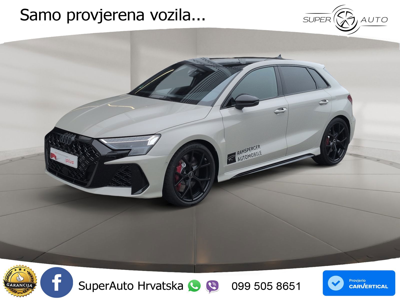 Audi RS3 Sedan 2.5 TFSI (400 KS) quattro S tronic LED+GR SJED+ACC