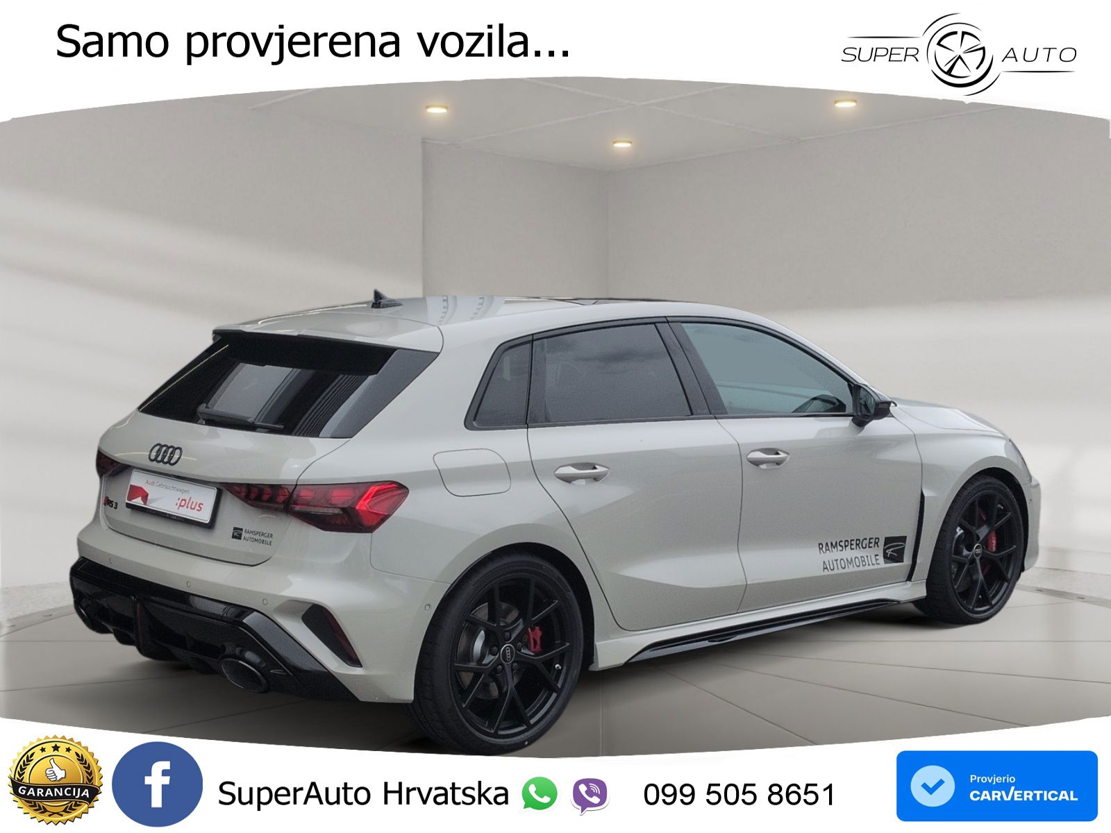 Audi RS3 Sedan 2.5 TFSI (400 KS) quattro S tronic LED+GR SJED+ACC