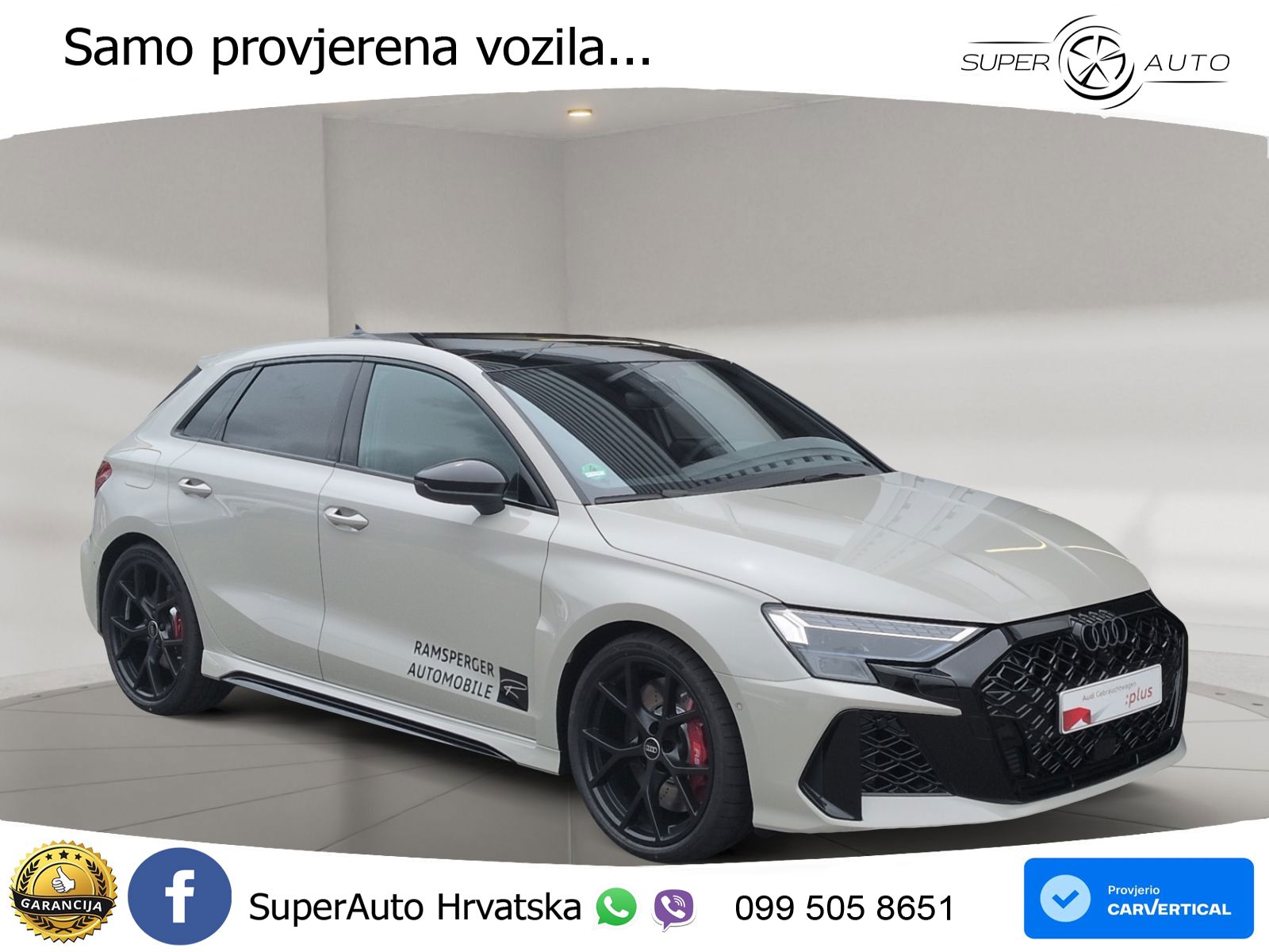 Audi RS3 Sedan 2.5 TFSI (400 KS) quattro S tronic LED+GR SJED+ACC