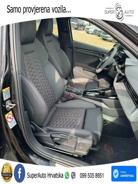 Audi RS3 Sedan 2.5 TFSI (400 KS) quattro S tronic LED+GR SJED+ACC