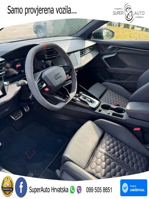 Audi RS3 Sedan 2.5 TFSI (400 KS) quattro S tronic LED+GR SJED+ACC