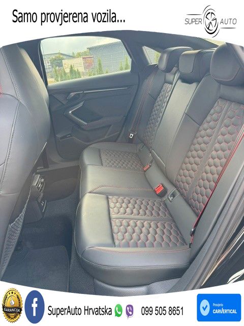 Audi RS3 Sedan 2.5 TFSI (400 KS) quattro S tronic LED+GR SJED+ACC