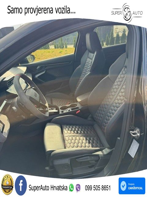 Audi RS3 Sedan 2.5 TFSI (400 KS) quattro S tronic LED+GR SJED+ACC