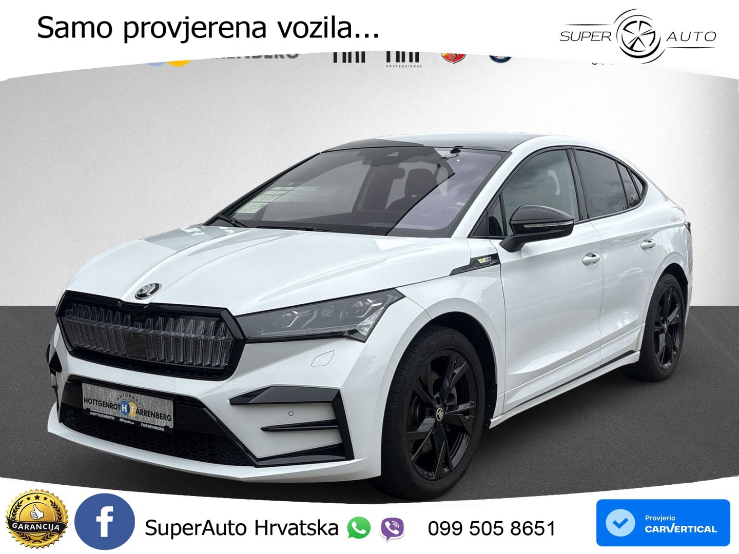 Škoda Enyaq Coupe iV RS 82 kWh (299 KS) AWD LED+GR SJED+ACC