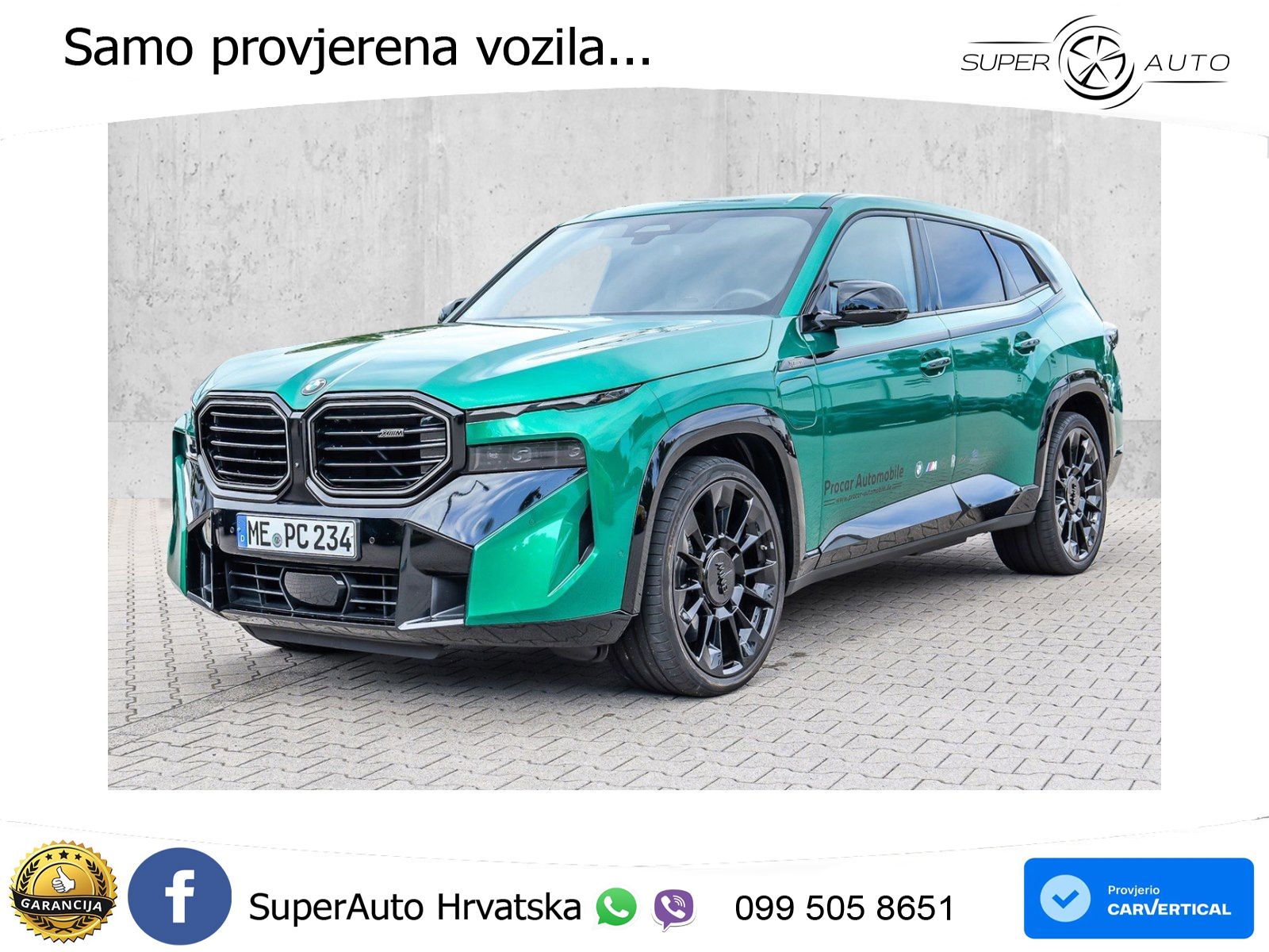 BMW XM 50e (476 KS) M xDrive M Steptronic LED+GR SJED+ACC
