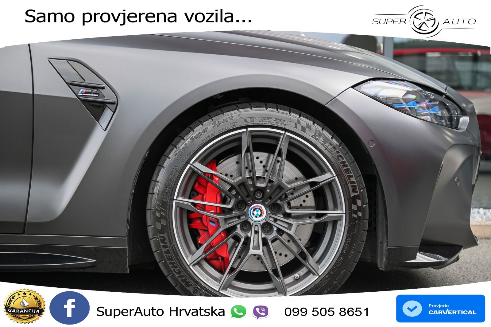 BMW M4 Competition 3.0 (510 KS) xDrive Steptronic LED+GR SJED+ACC