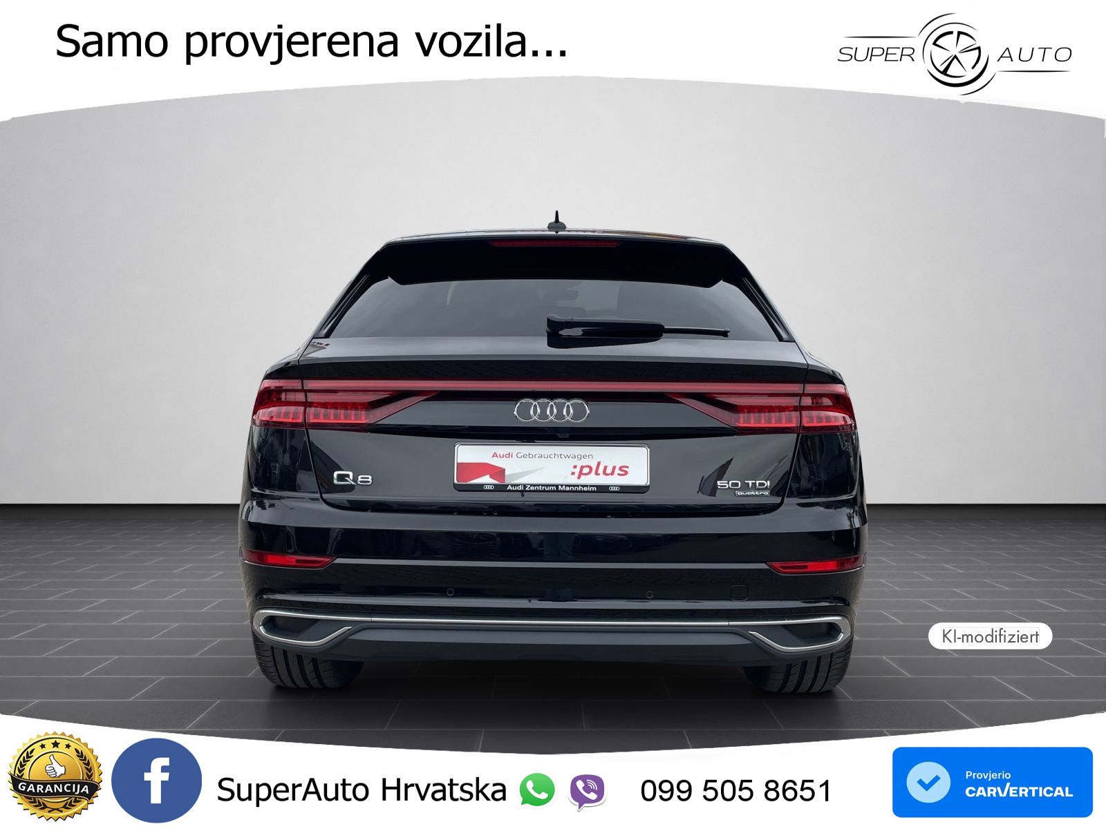 Audi Q8 50 TDI V6 (286 KS) quattro Tiptronic