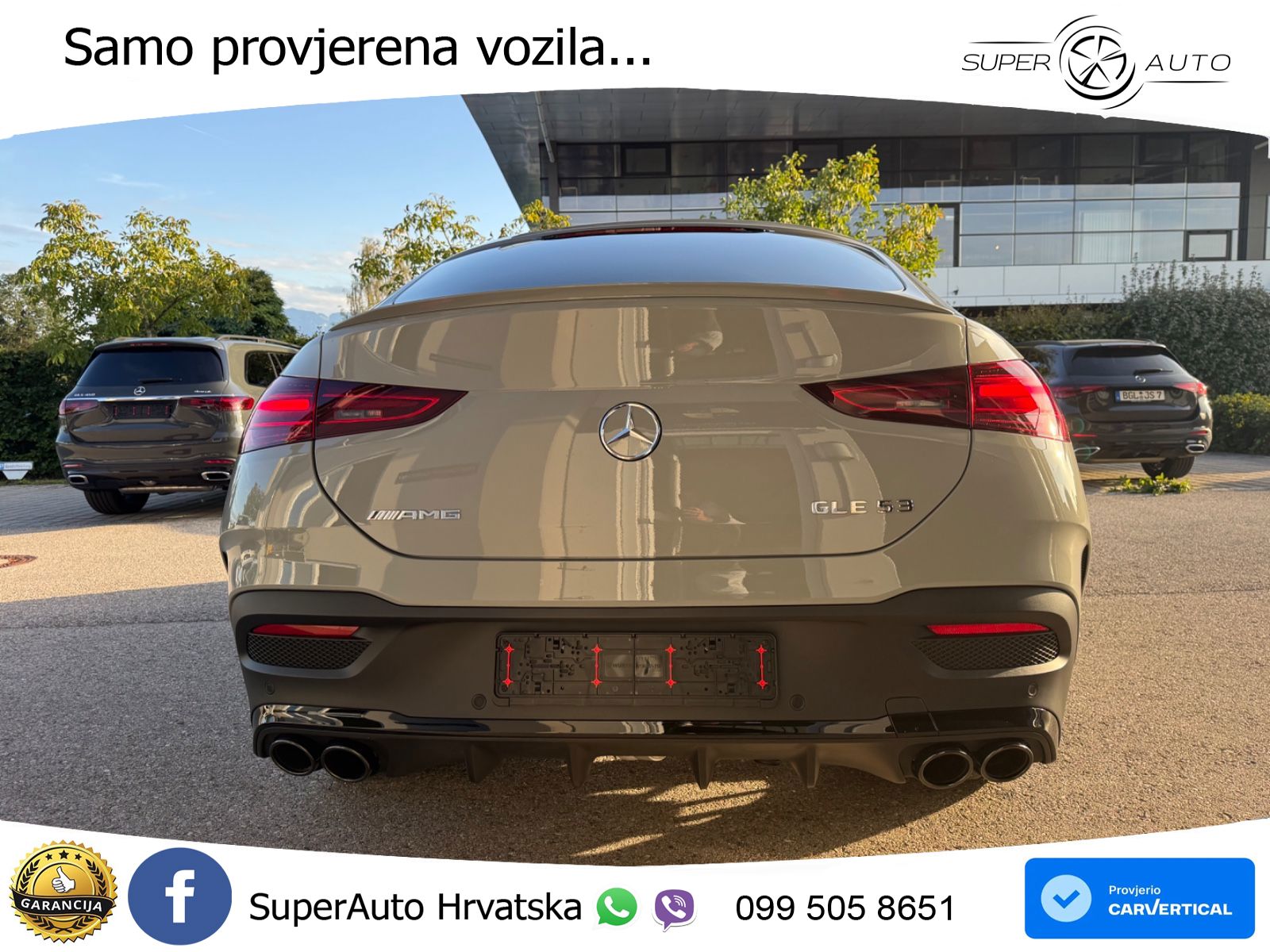 Mercedes AMG GLE Coupe 53 (435 KS) EQ Boost 4MATIC+ AMG SPEEDSHIFT TCT 9G LED+GR SJED+ACC