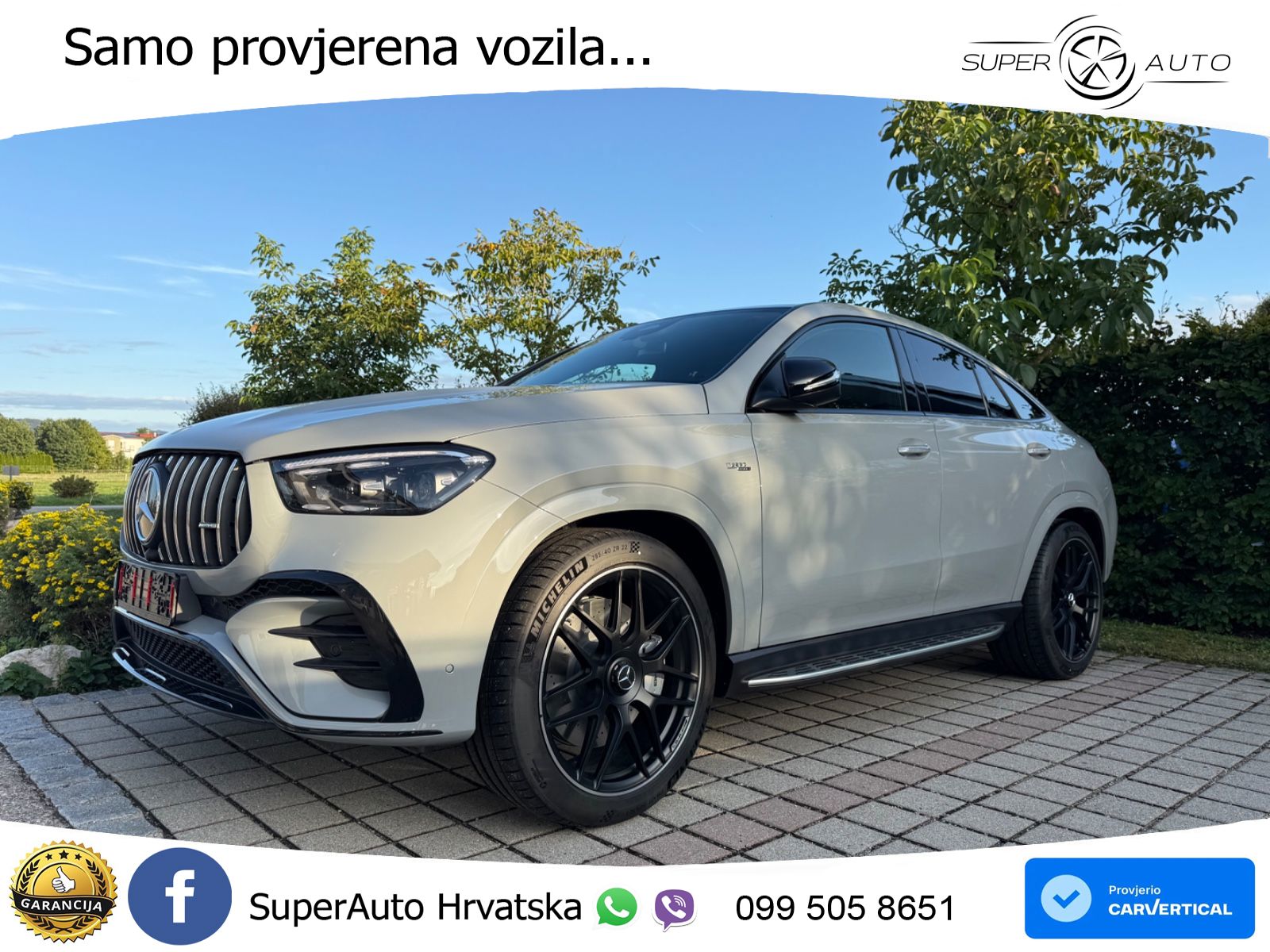 Mercedes AMG GLE Coupe 53 (435 KS) EQ Boost 4MATIC+ AMG SPEEDSHIFT TCT 9G LED+GR SJED+ACC