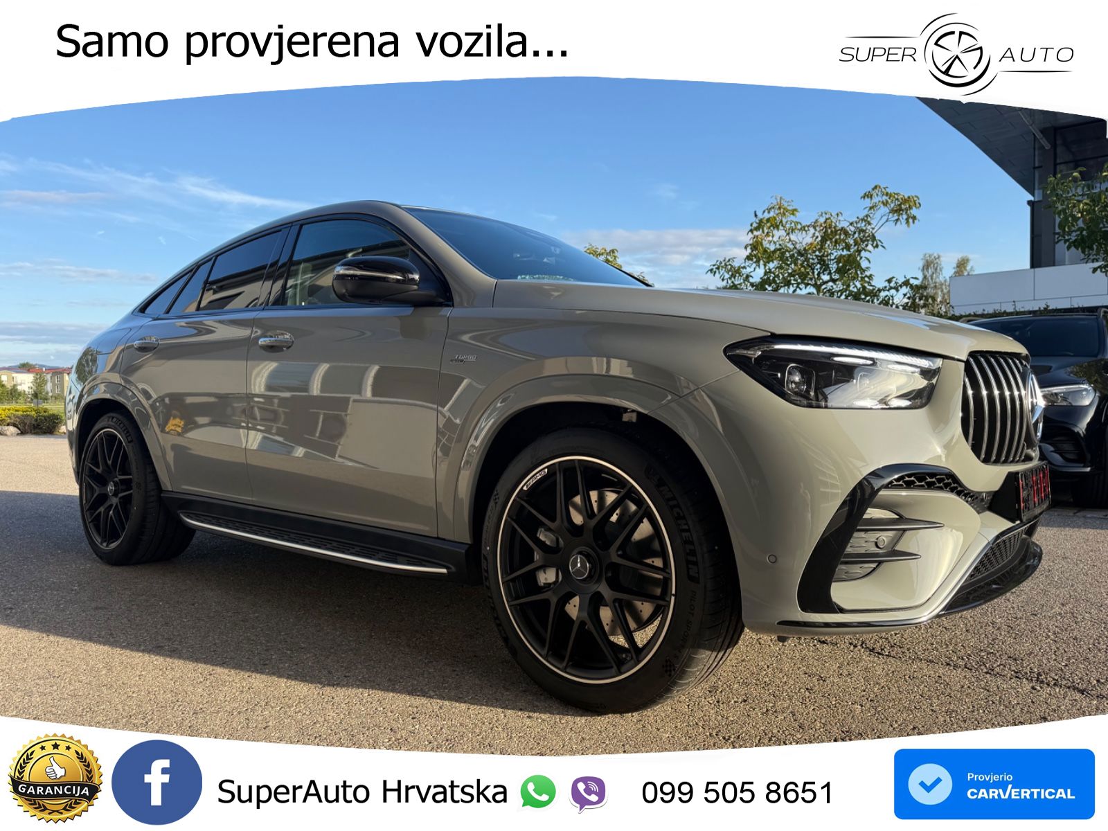Mercedes AMG GLE Coupe 53 (435 KS) EQ Boost 4MATIC+ AMG SPEEDSHIFT TCT 9G LED+GR SJED+ACC