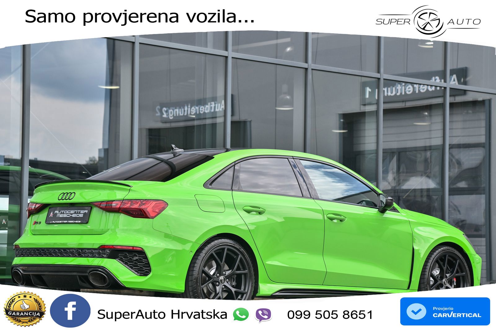 Audi RS3 Sedan 2.5 TFSI (400 KS) quattro S tronic