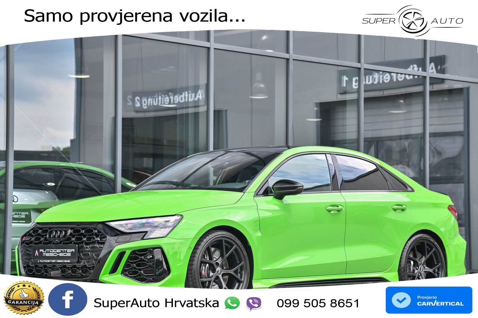 Audi RS3 Sedan 2.5 TFSI (400 KS) quattro S tronic