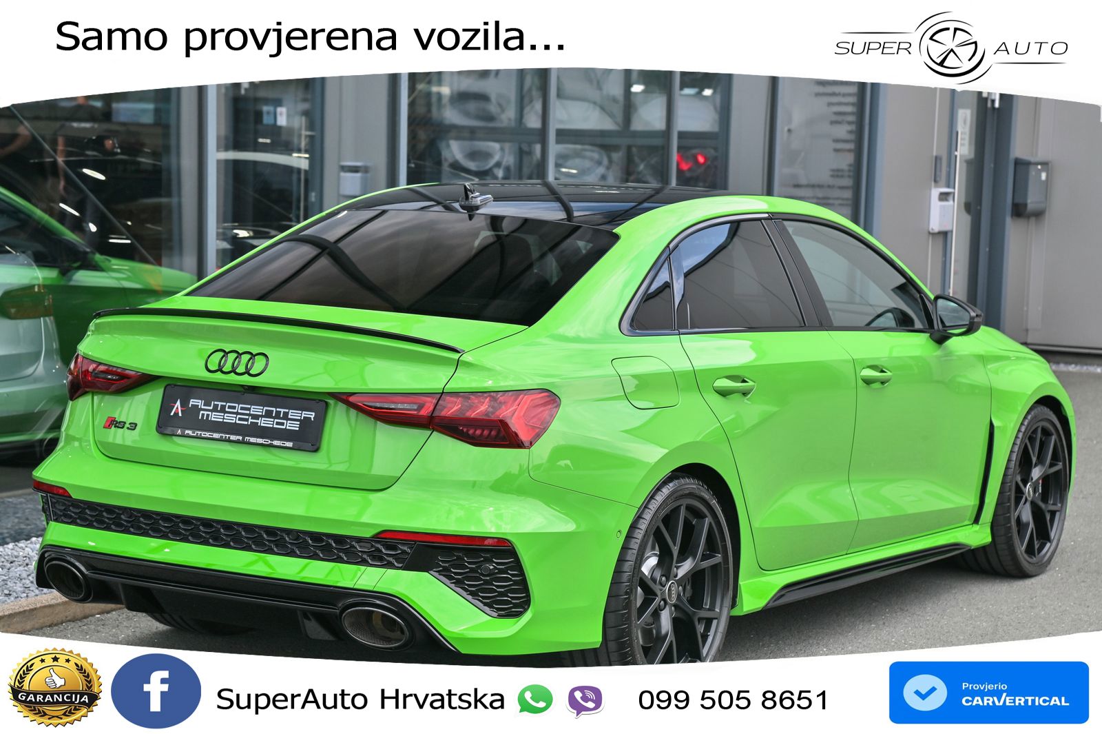 Audi RS3 Sedan 2.5 TFSI (400 KS) quattro S tronic