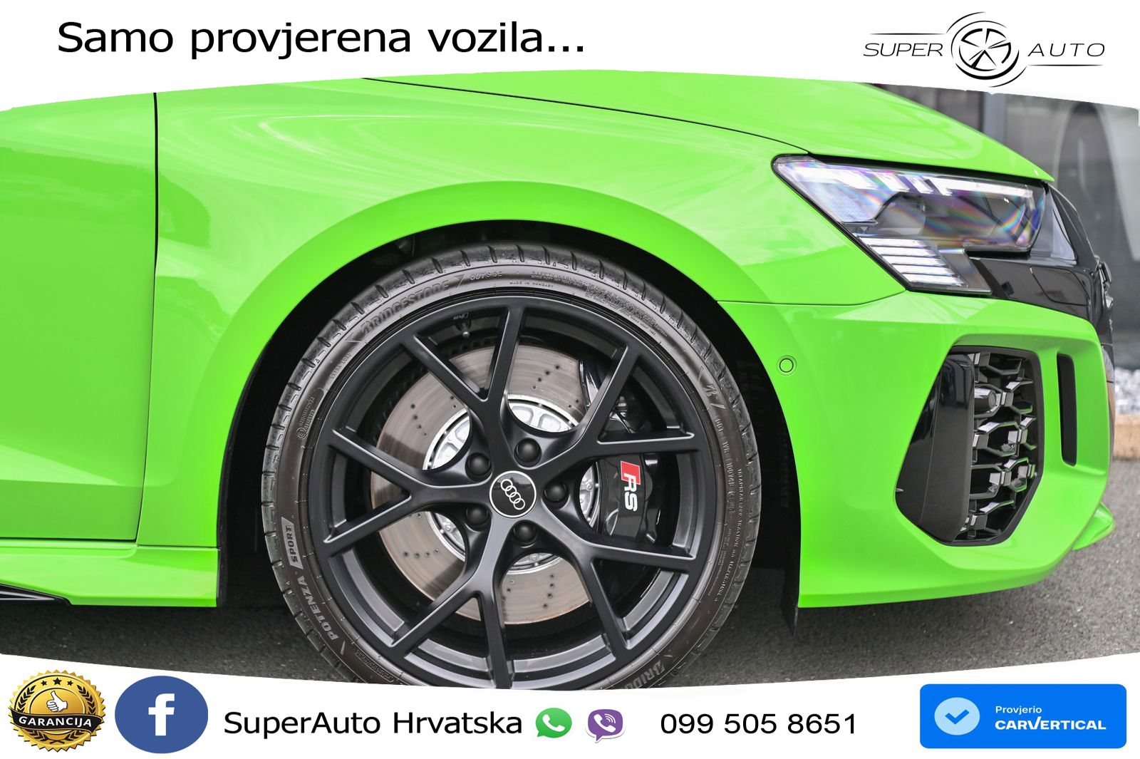 Audi RS3 Sedan 2.5 TFSI (400 KS) quattro S tronic