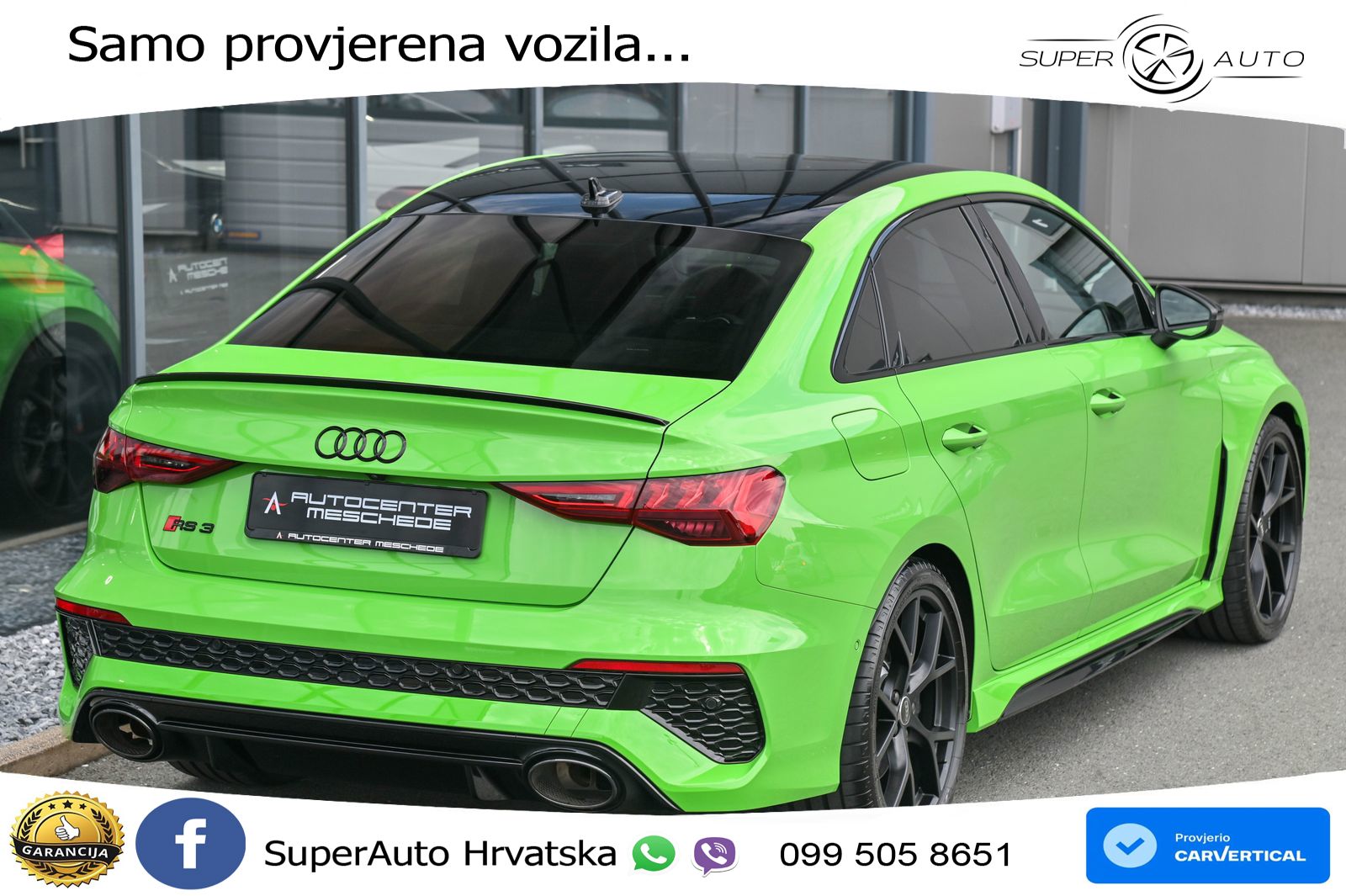 Audi RS3 Sedan 2.5 TFSI (400 KS) quattro S tronic